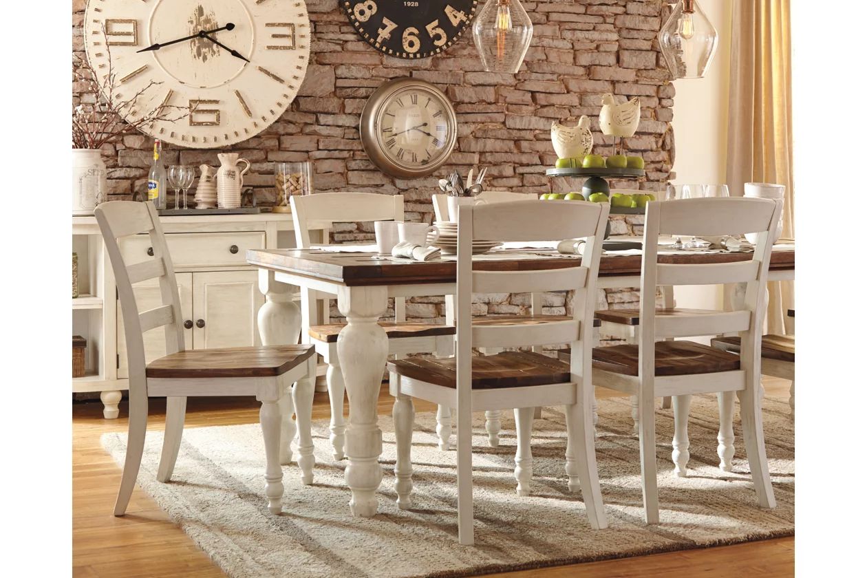 Marsilona Dining Table and 8 Chairs Set | Ashley Homestore