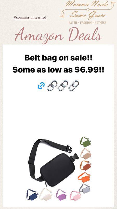 Belt bag on sale today!

#LTKstyletip #LTKfindsunder100 #LTKsalealert