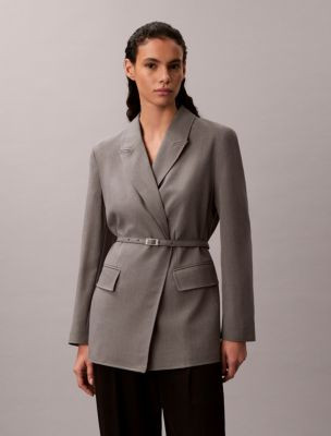 Stretch Belted Blazer | Calvin Klein | Calvin Klein (US)