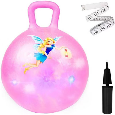 Flybar Pogo Pals Hopper Fairy LED Ball - Pink | Target