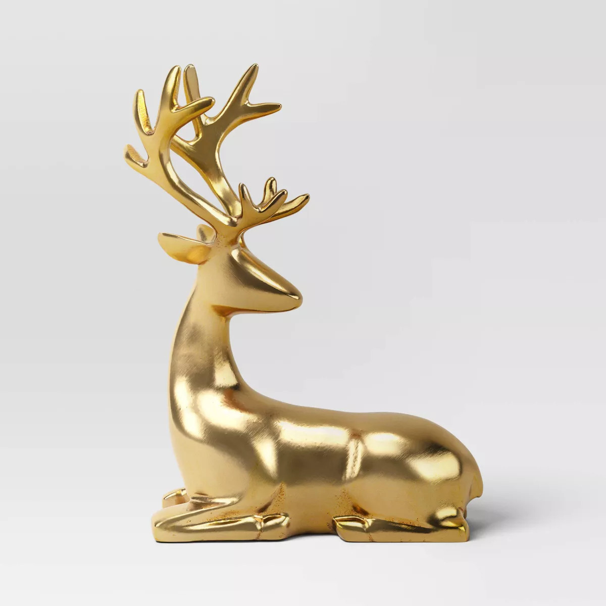 Christmas Sitting Deer Gold - Threshold™ | Target