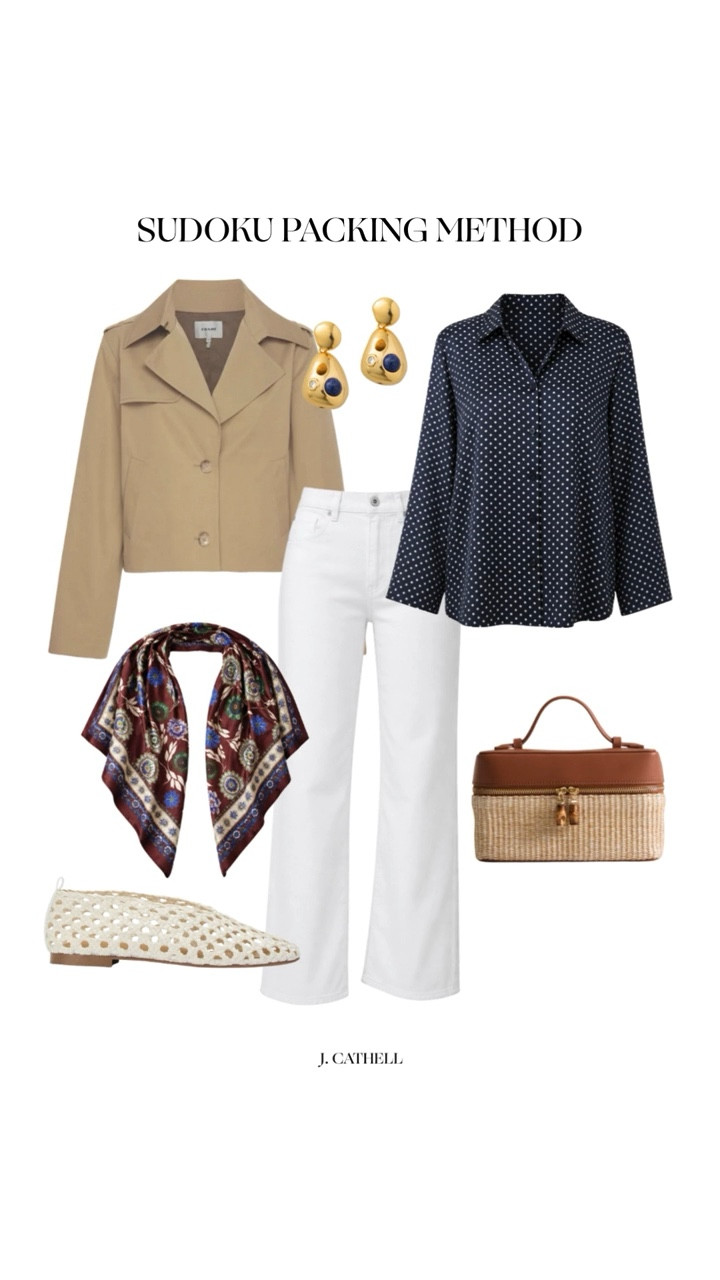 The packing method that actually works ✈️✨

If you’ve ever overpacked and still felt like you had nothing to wear… this is for you. The *sudoku packing method* is all about a simple 3x3 grid—3 tops, 3 bottoms, 3 layers—where every piece works with every other piece. The result? Effortless outfits every time (and way less in your suitcase).

It’s not just packing lighter—it’s packing smarter. Save this for your next trip and tap to shop the pieces I’d build my grid with. 🤍#PackingTips #CapsuleWardrobe #TravelStyle #OutfitPlanning #LTKFinds
 

 

#LTKTravel #LTKootd #LTKOver40 #LTKTravel