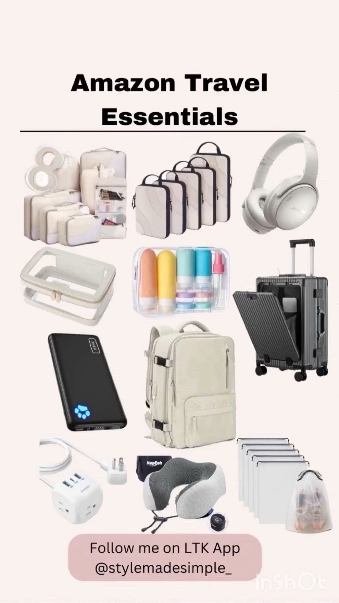 Amazon travel essentials under $100 , family travel essentials, suitcase packing essentials, travel backpacks, travel portable charger, tech suitcase , travel headphones, packing cubes , dirty clothes travel bag , lululemon crossbody purse , lululemon lanyard keychain, kids travel wagon, family travel essentials , Lululemon travel accessories

#LTKmomlife #LTKTravel #LTKActive