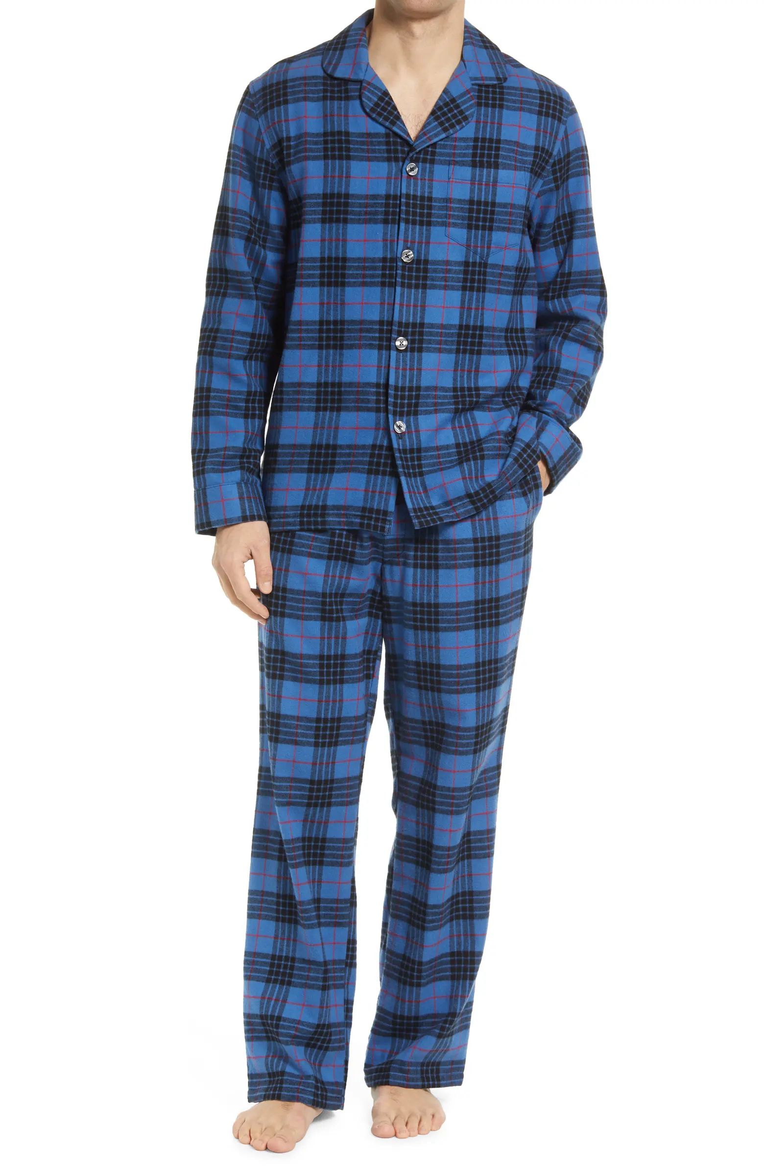 L.L.Bean Men's Scotch Plaid Flannel Pajamas | Nordstrom | Nordstrom