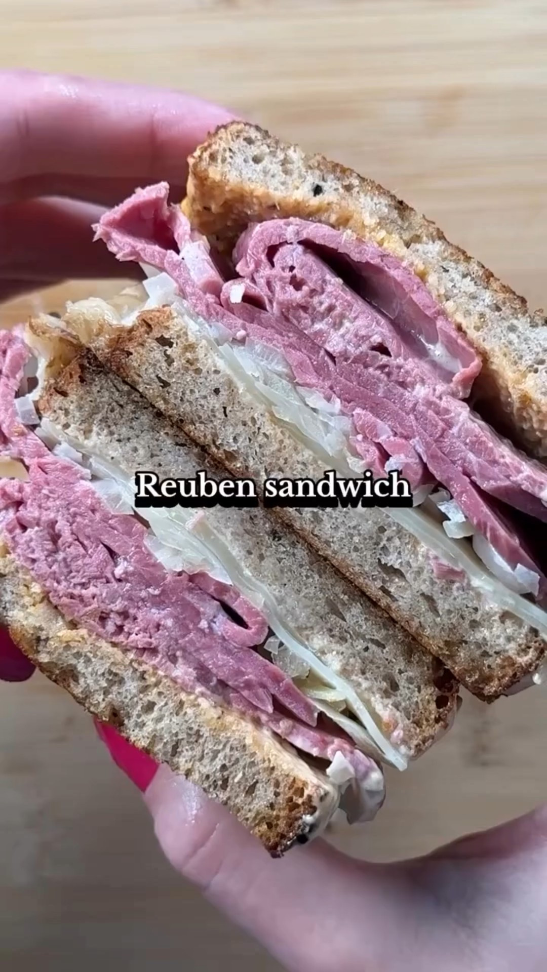 Corned beef piled high with sauerkraut, swiss, and homemade Russian dressing on @stonehousebread Hearty Rye Sourdough. This sandwich is crafted with quality ingredients and grilled to perfection! 
 
With St. Patrick’s Day around the corner, this is an easy way to have corned beef at home. ☘️🇮🇪
 
#stonehousebread #michiganbread  #traversecitymichigan

#LTKvlog #LTKfoodie #LTKHome