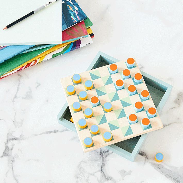 MoMA 2-in-1 Chess & Checkers Set | West Elm (US)