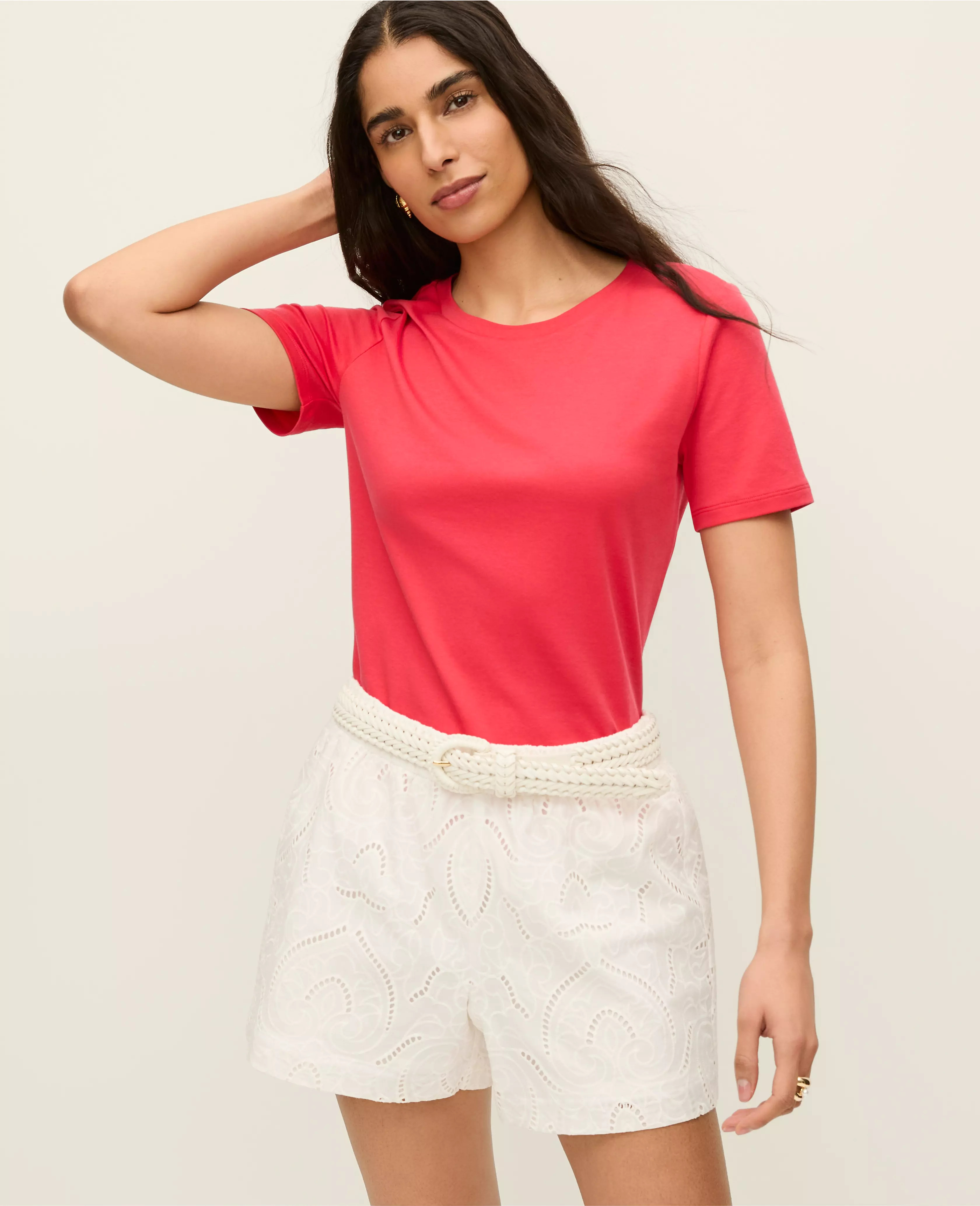 Crew Neck Tee | Ann Taylor