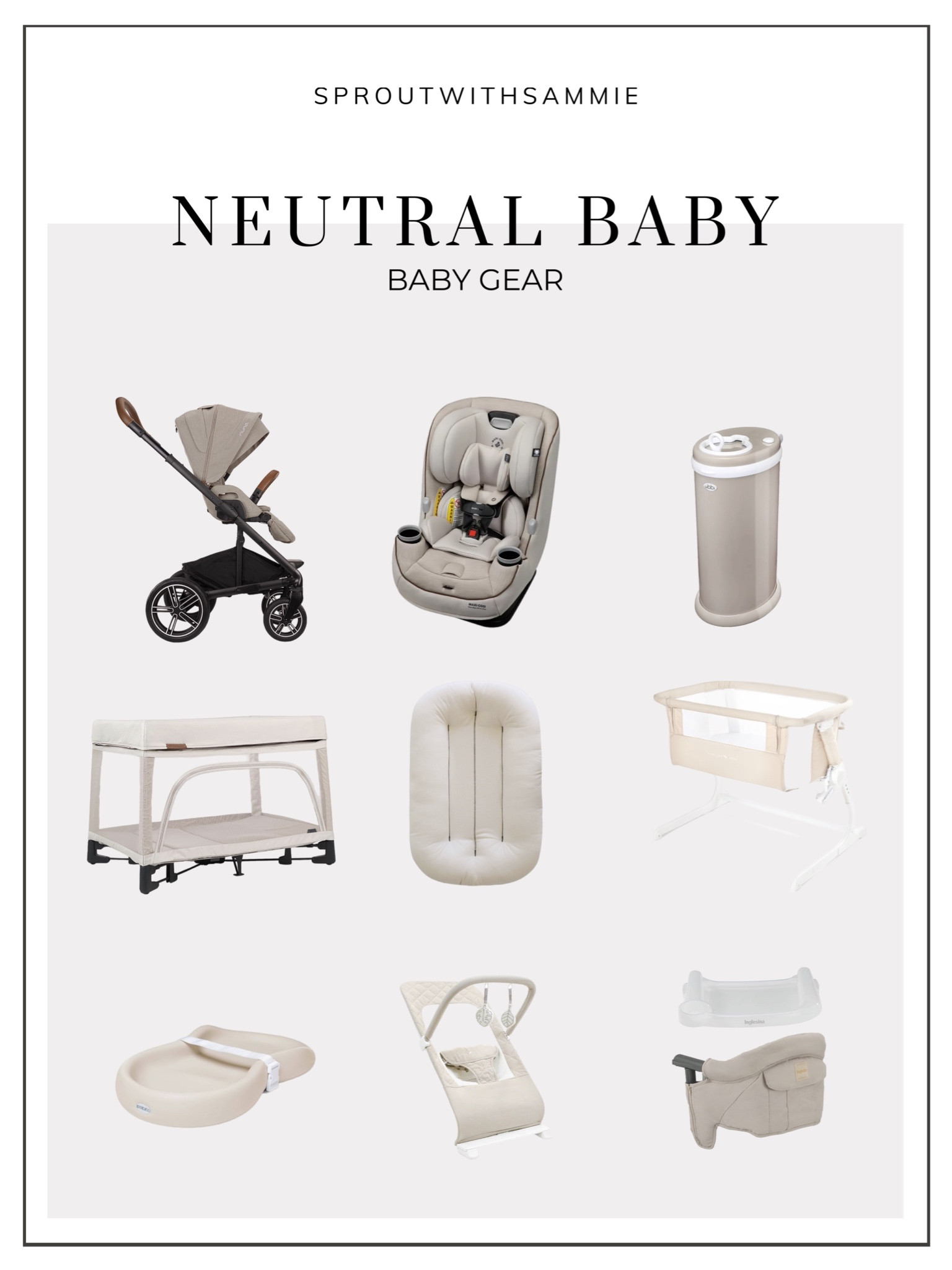Neutral baby gear for the modern aesthetic mama 

#LTKkids #LTKbaby #LTKbump