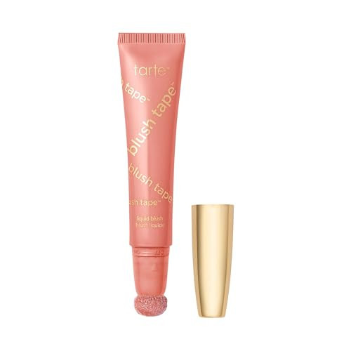 tarte blush tape liquid blush – Buildable Cream Cheek Makeup, Lightweight Formula, Blurs appearance for Radiant Glow, Vegan & Cruelty-Free, full size, pink | Amazon (US)