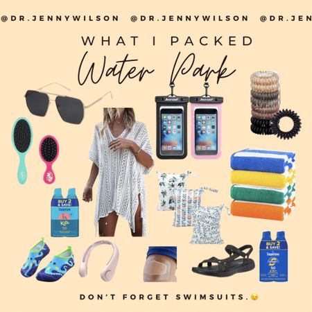 Water park check-list. Water park essentials. What I packed for the water park. Beach trip ideas. Swim coverup. Pool day. Summer trip. Summer essentials.

#LTKswim #LTKunder50 #LTKtravel