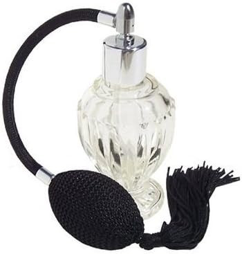 PDTXCLS HOMIEBUDS Yasirona Vintage Style Refillable Empty Glass Perfume Bottle Black Bulb with Ta... | Amazon (US)