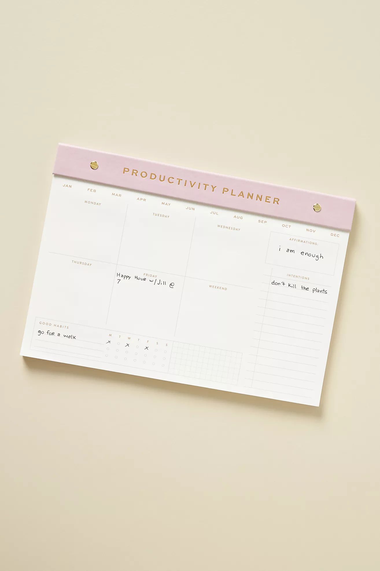 Weekly Productivity Planner | Anthropologie (US)