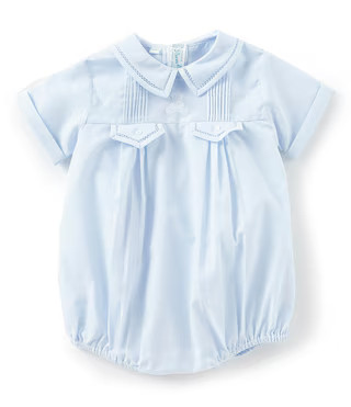 Baby Boys 3-9 Months Teddy Bear Embroidered Jon Jon Shortalls | Dillard's