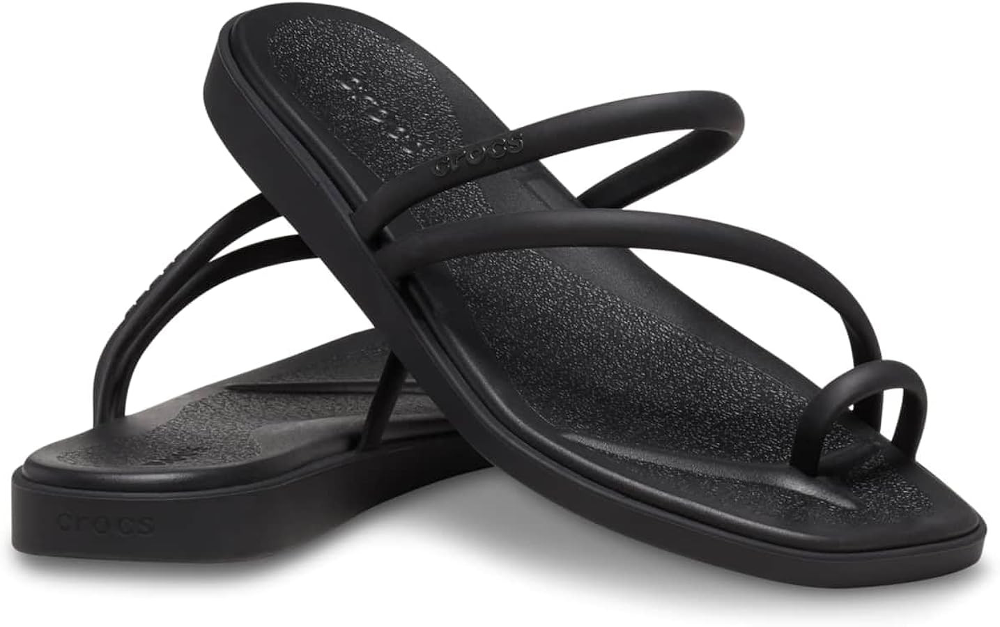 Crocs Women's Miami Toe Loop Sandal Flat Sandal | Amazon (UK)