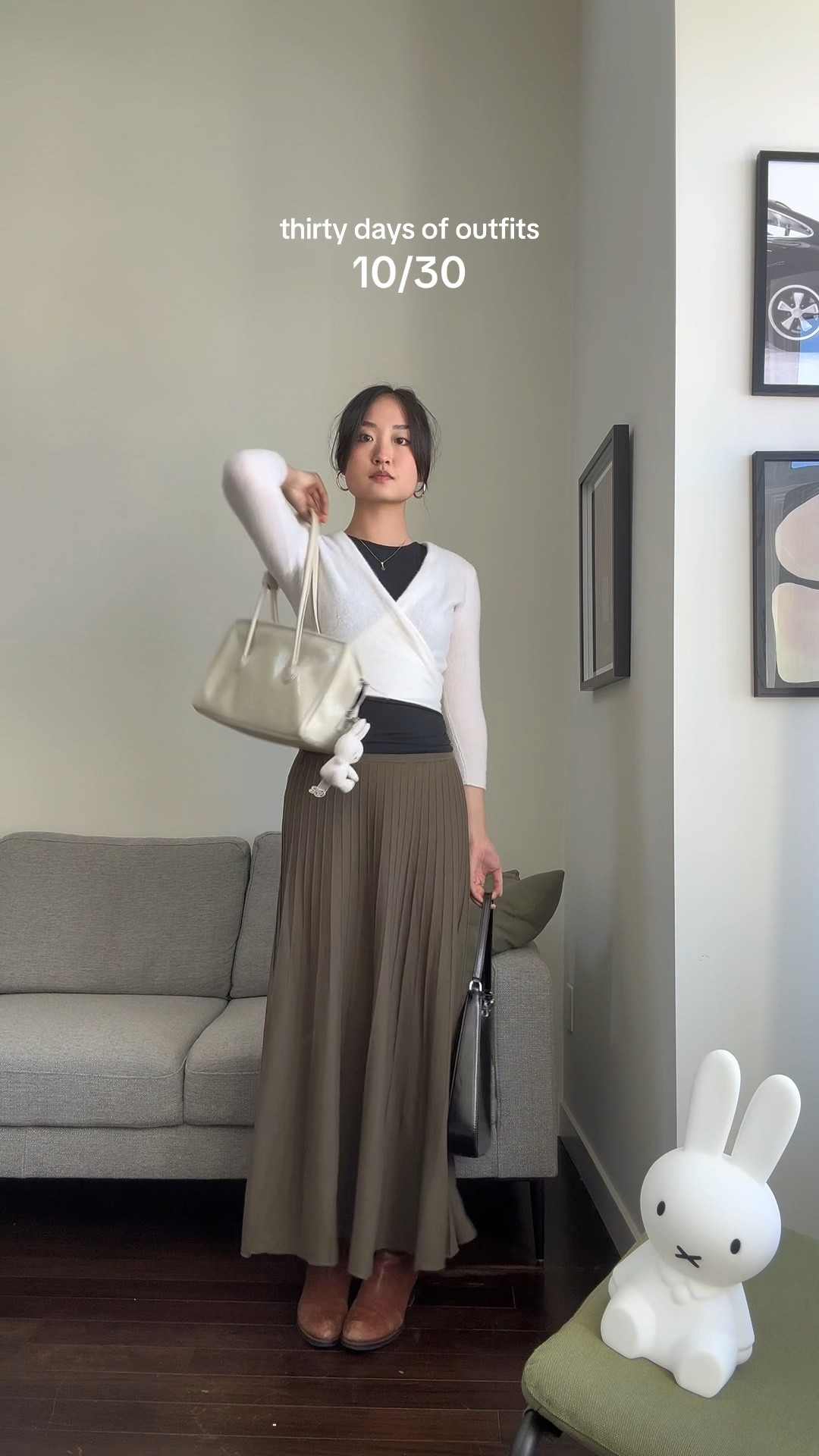 day ten of my thirty days of outfits! love the colour palette hehe i can’t resist a muted dark green

#LTKStyleTip #LTKItBag #LTKSeasonal