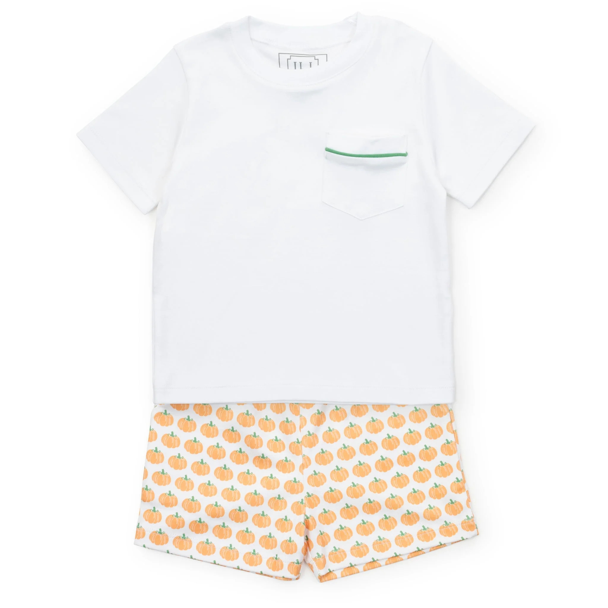 Walker Boys' Short Set - Harvest Pumpkin | Lila and Hayes