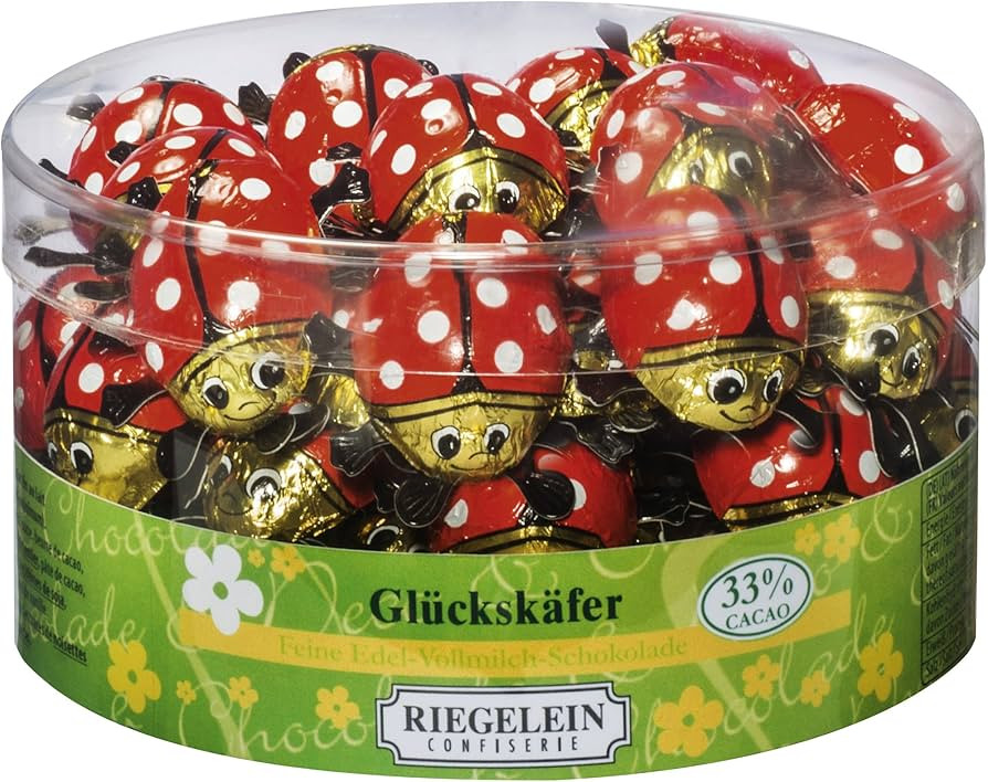 Riegelein Fortune beetles 45 Pieces (281,25g) - Milk Chocolate | Amazon (US)