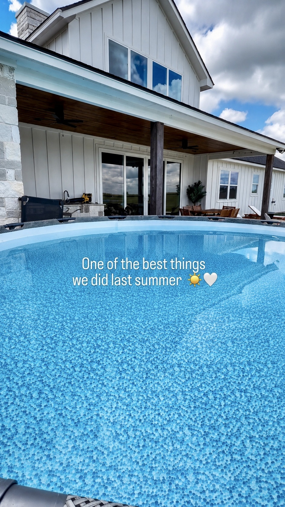 One of the best things we did last summer. ☀️🤍

The kids swam for hours, stayed entertained, and our backyard became our favorite place to be.

Still get messages asking about this pool, so I figured I'd reshare before summer officially kicks off again. ✨

#LTKHome #LTKKids #LTKSwim
