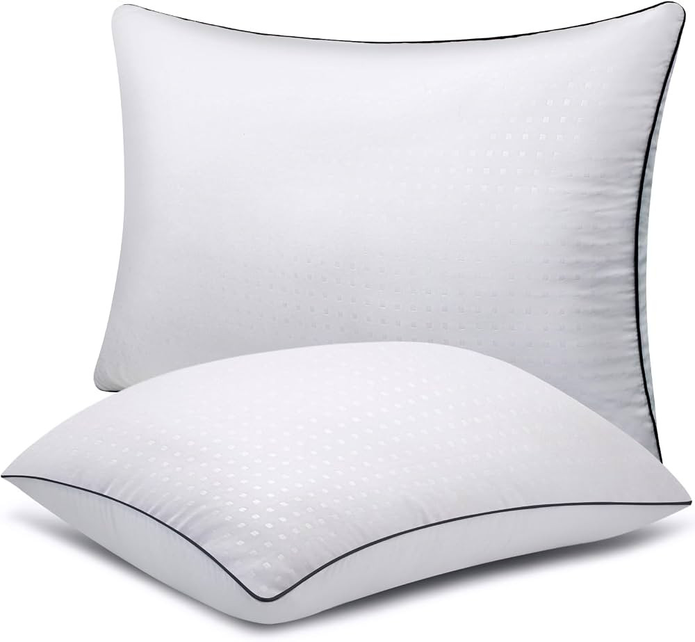 HIMOON Bed Pillows for Sleeping Standard Size 2 Pack，Cooling Hotel Quality Down Alternative Pil... | Amazon (US)