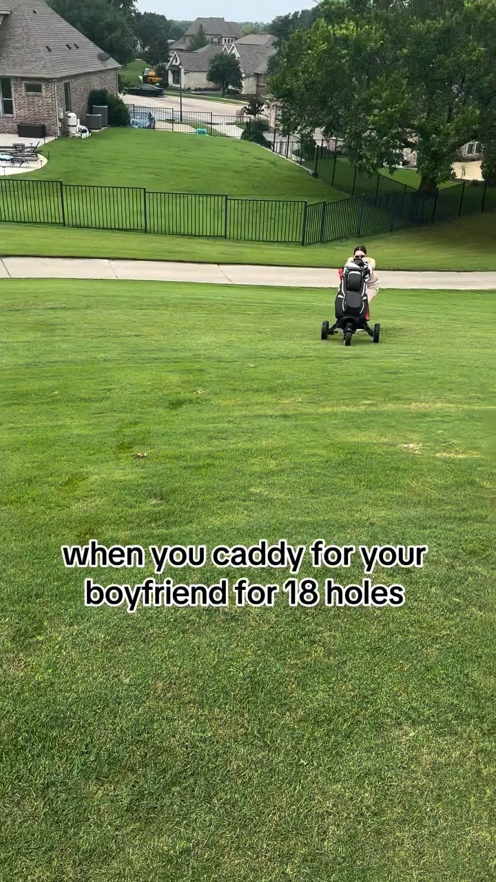 mad respect to all of the caddies out there🥵
tiktok: thegolfgirlfriend 
•
•
•
dallas golf, golf, golf girlfriend, golf caddy, golf ball retriever, golf balls, golf humor, golfing, golfer, golf girl