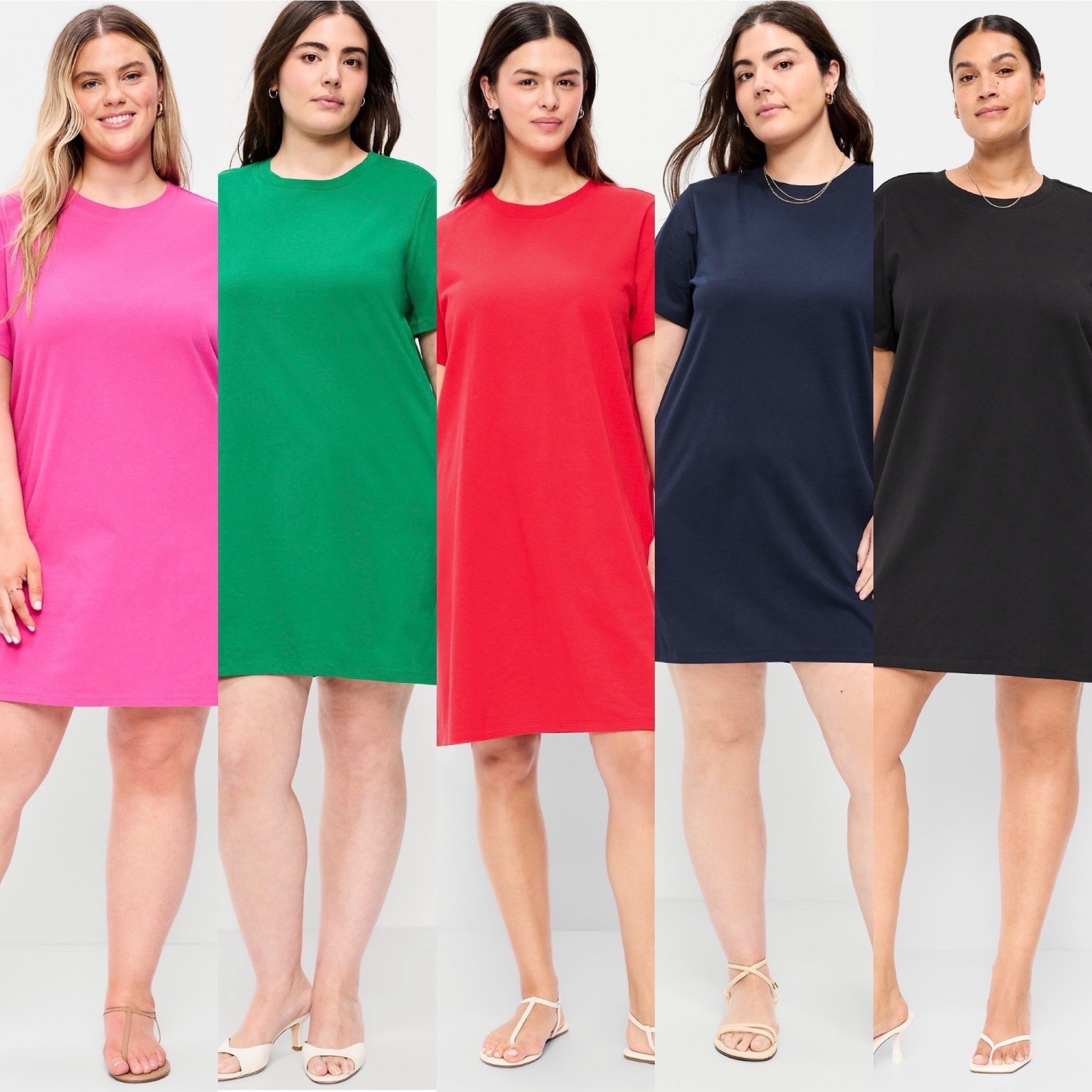 100% cotton t shirt dresses on sale for $9.99 at Old Navy! Love the colors available!  I would probably try a large for a more fitted look, xl for an oversized look! 

#LTKSaleAlert #LTKMidsize #LTKSeasonal