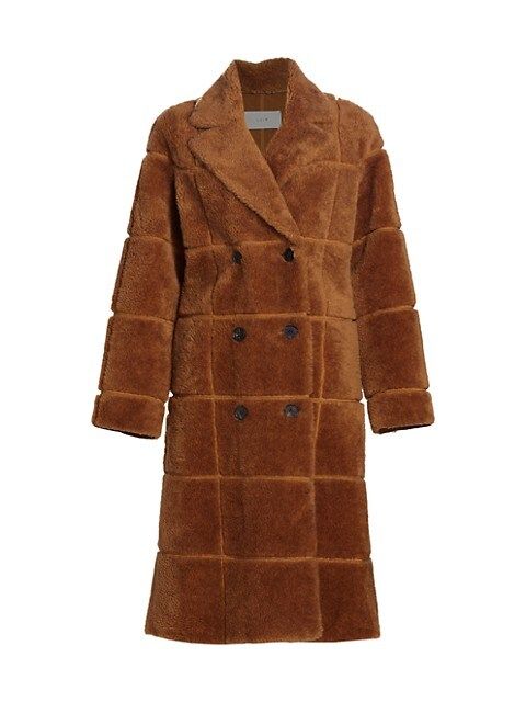 Double-Breasted Faux Fur Coat | Saks Fifth Avenue