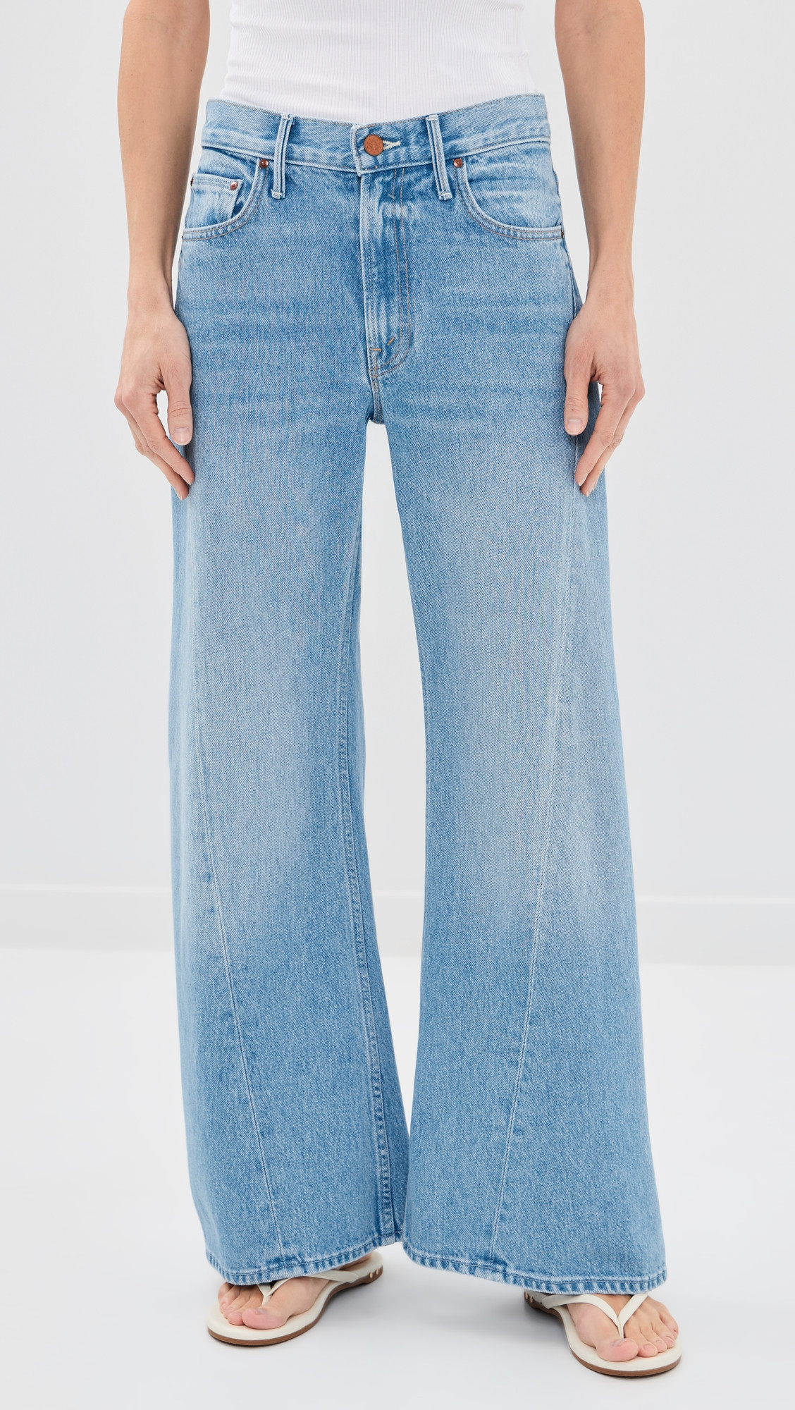 MOTHER Petite Lil Lemon Twist Sneak Jeans Munchies 30 | Shopbop
