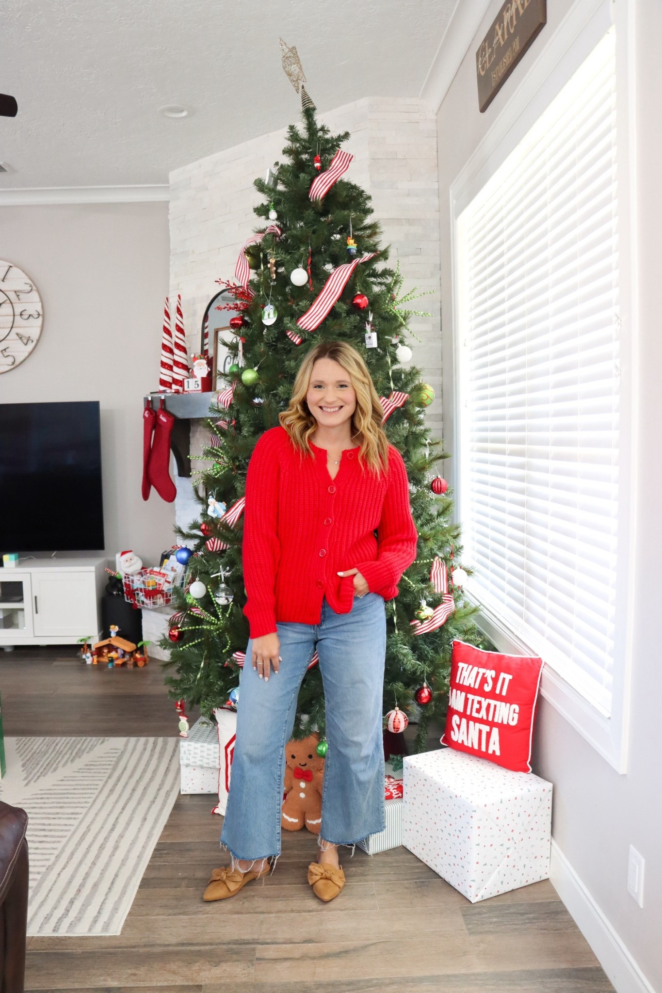 Beautiful red sweater for your late holiday get togethers and perfect for Valentines Day too🥰

//
Christmas outfit 
Valentines outfit 
Red sweater 

#LTKHoliday #LTKootd #LTKSeasonal