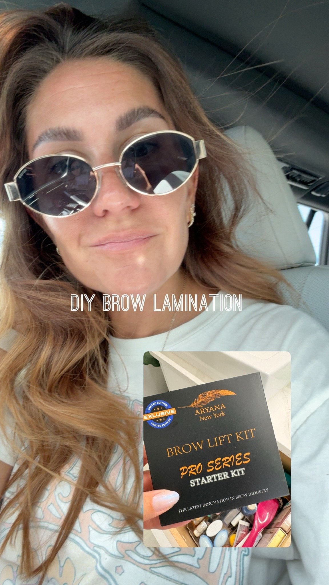 DIY your brows at home! Super easy brow lamination kit on Amazon