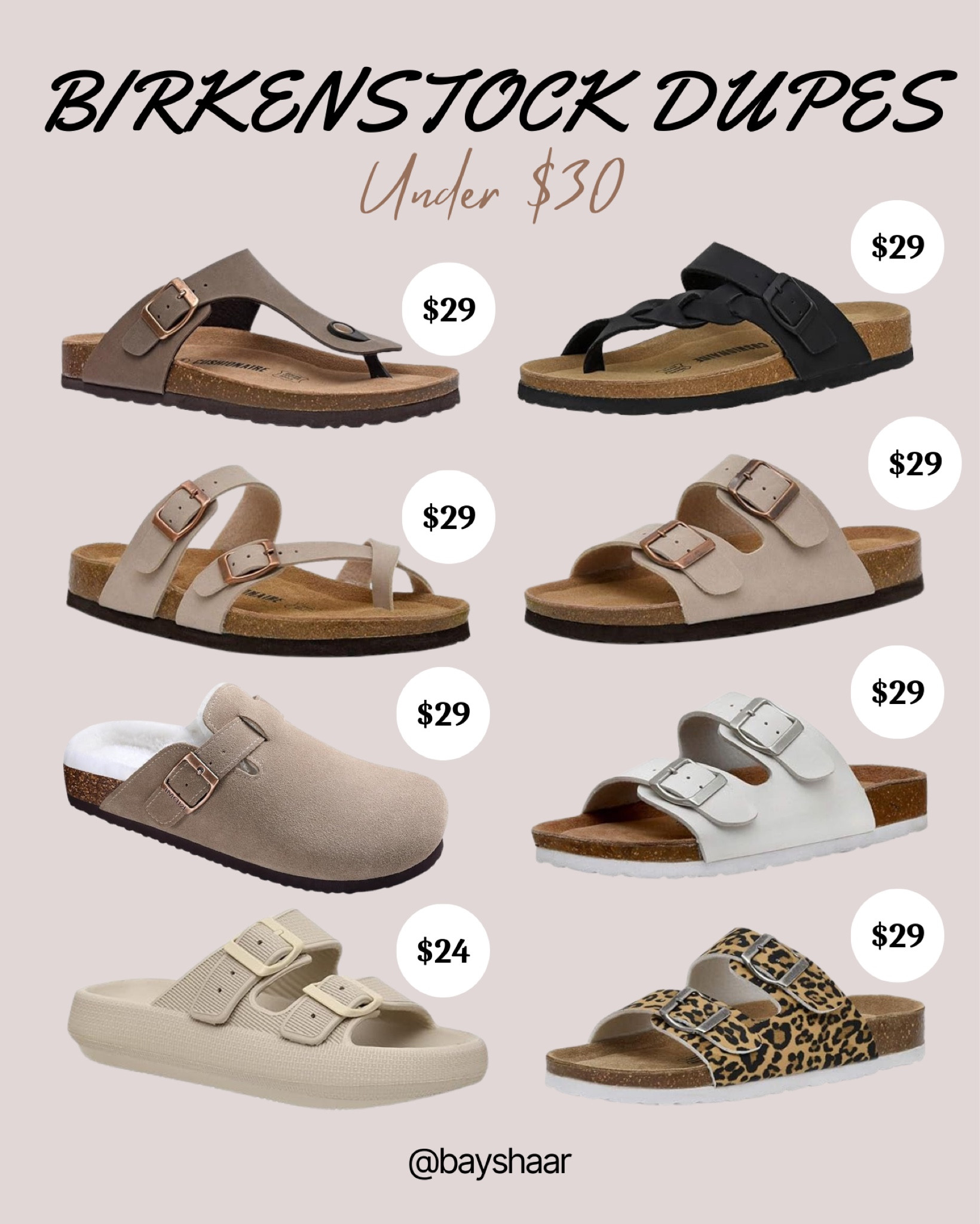Birkenstock Sandals under $30

Step into comfort without breaking the bank! 

#LTKMens #LTKFindsUnder50 #LTKWorkwear