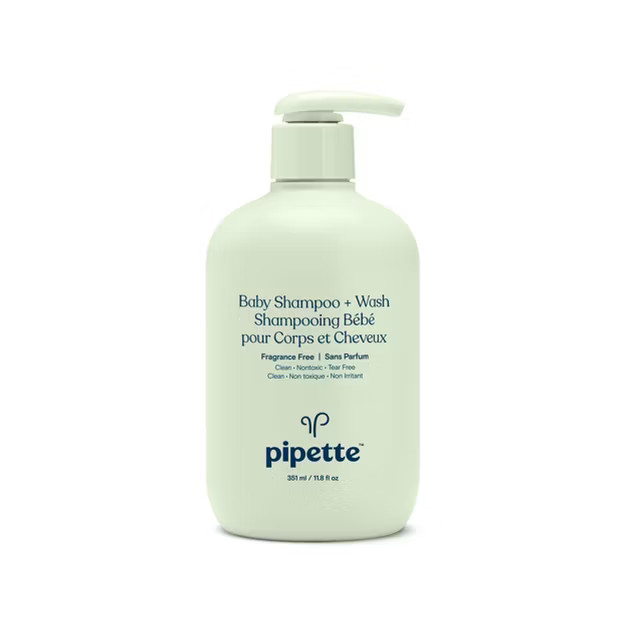 Pipette Baby Shampoo/Wash Fragrance Free - 11.8 fl oz | Target
