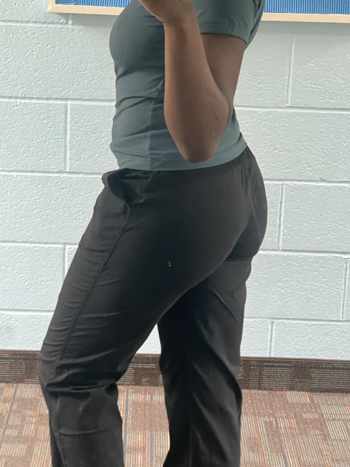 CRZ YOGA Lightweight Straight Leg Workout Pants for Women 28"/30" Casual Ruched Work Gym Athletic... | Amazon (US)