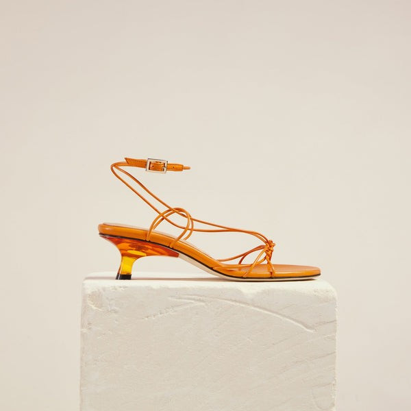 BAILEY SANDAL, ORANGE | Dear Frances