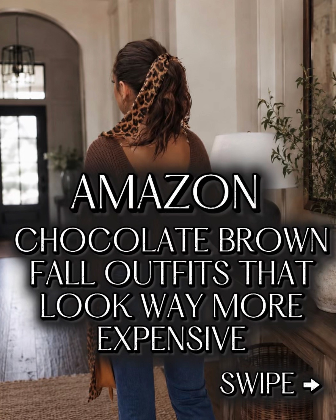 Amazon chocolate brown fall outfits that look way more expensive