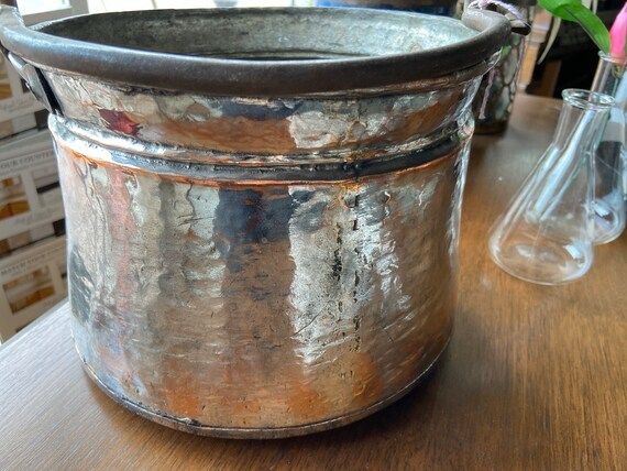 Vintage Handled Copper Bucket/Pail | Etsy (US)