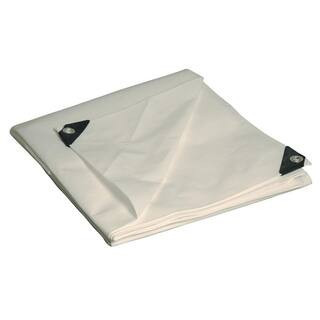 Dry Top 12 ft. W x 20 ft. L Heavy Duty Polyethylene Tarp Beige | The Home Depot