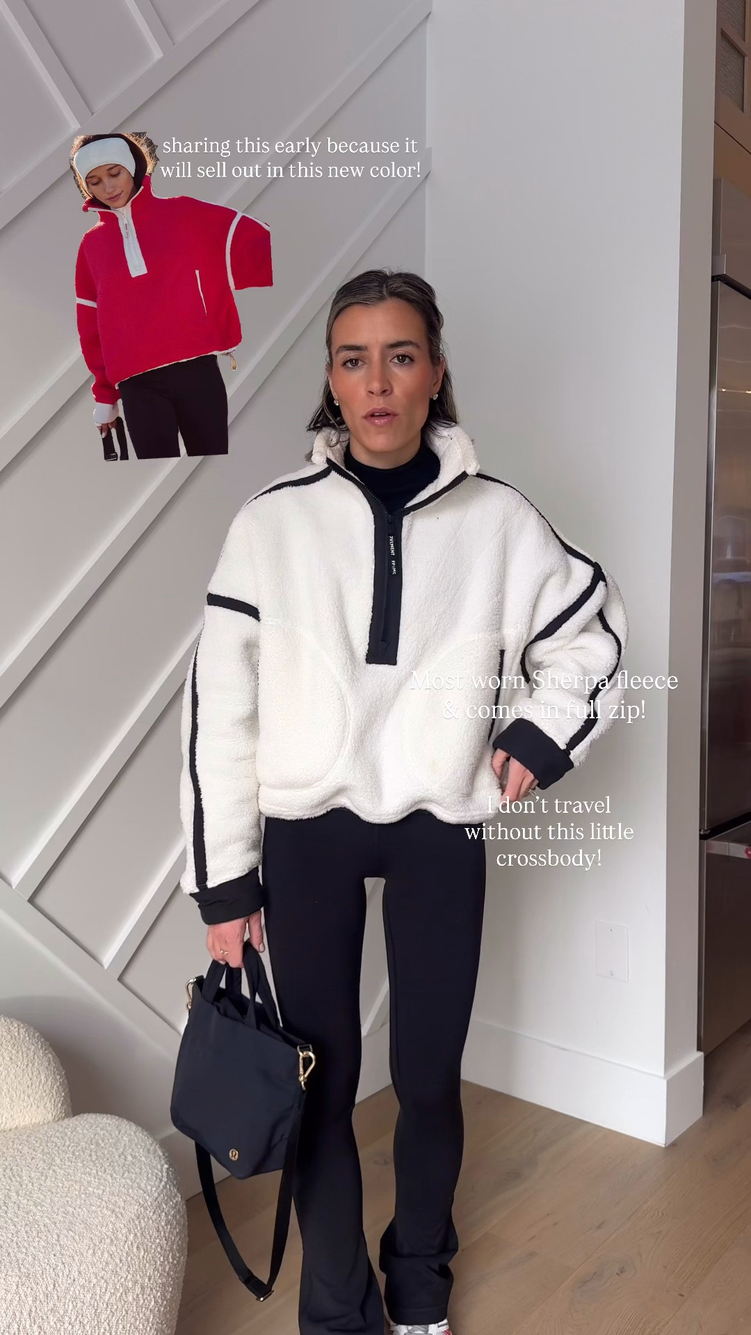 Sherpa size small 
Free people sweatshirt