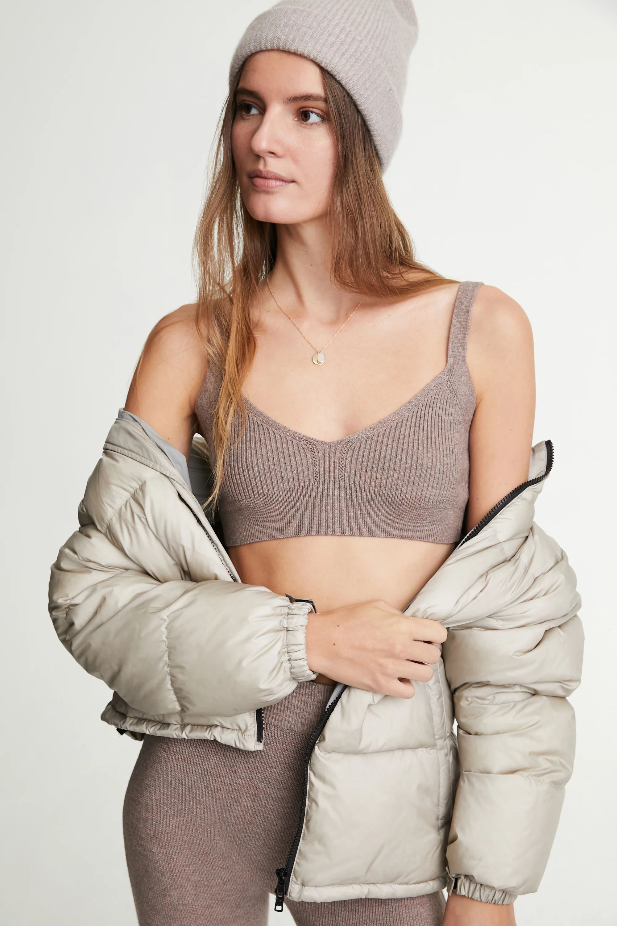 Lodi Pointelle Knit Bra | Bandier