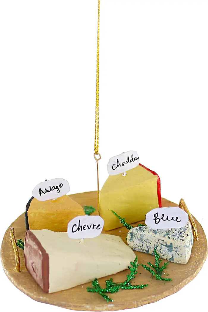 Cody Foster & Co. Cheese Tray Glass Ornament | Nordstrom | Nordstrom