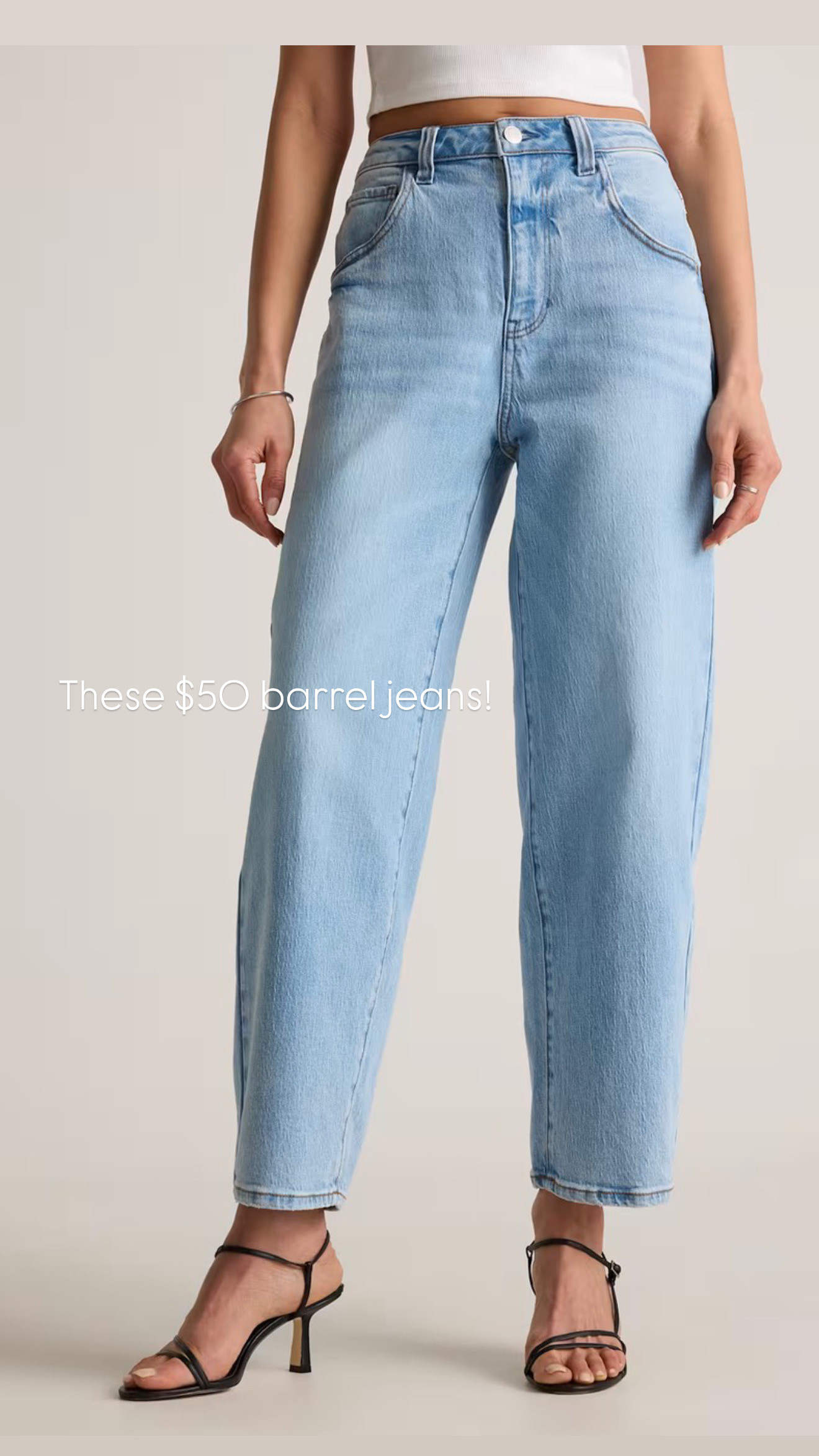 Absolutely obsessed with these barrel leg jeans rom @quince! True to size, so flattering and comfortable and only $50!! I own them in 3 washes -- so good for fall!!  

 #LTKootd #LTKmomlife #LTKOver40