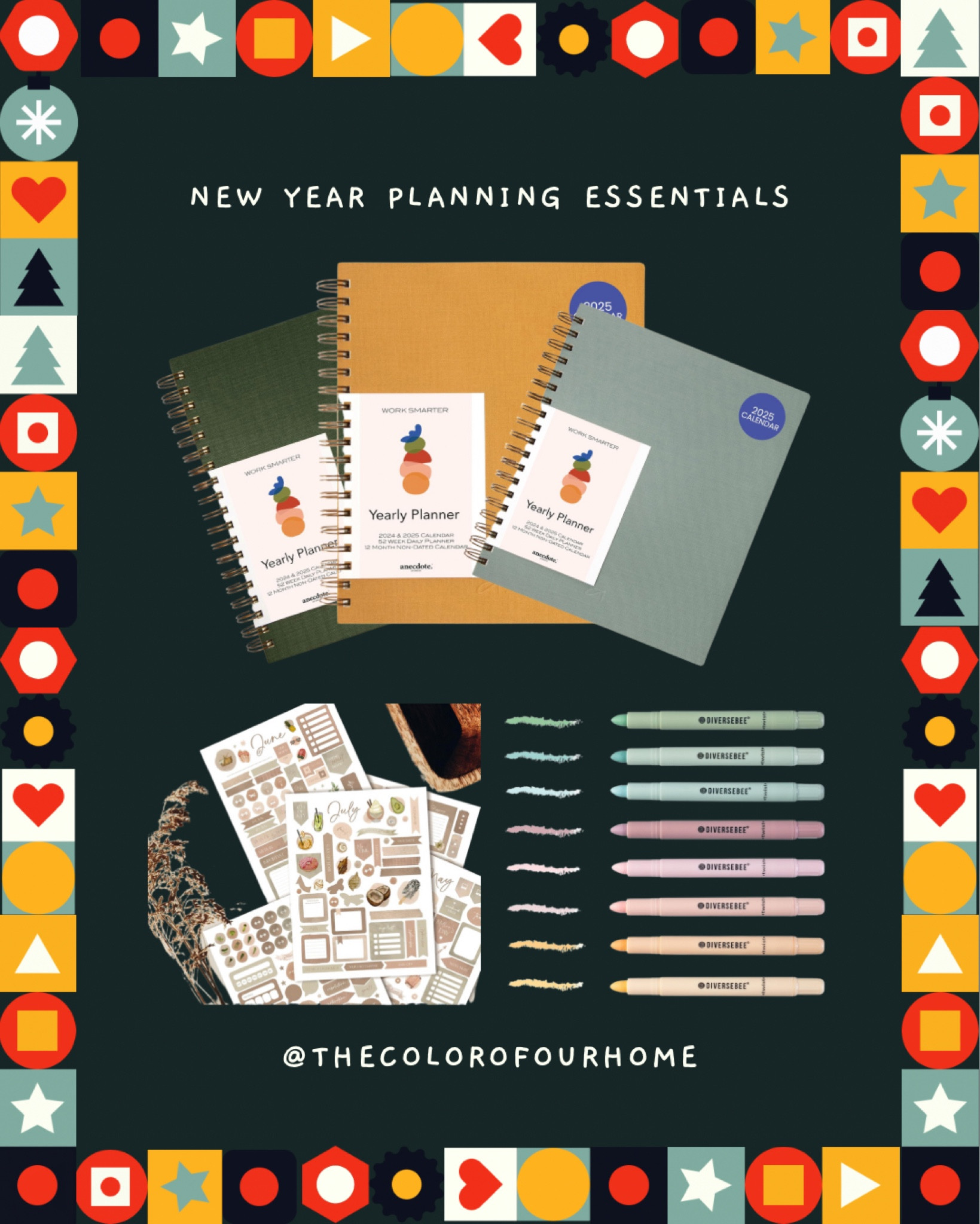 Are you overwhelmed with planning in 2025? Let me help! My perfectly curated planning collection includes everything you need to get organized and stay organized  

#LTKSeasonal #LTKFindsUnder50