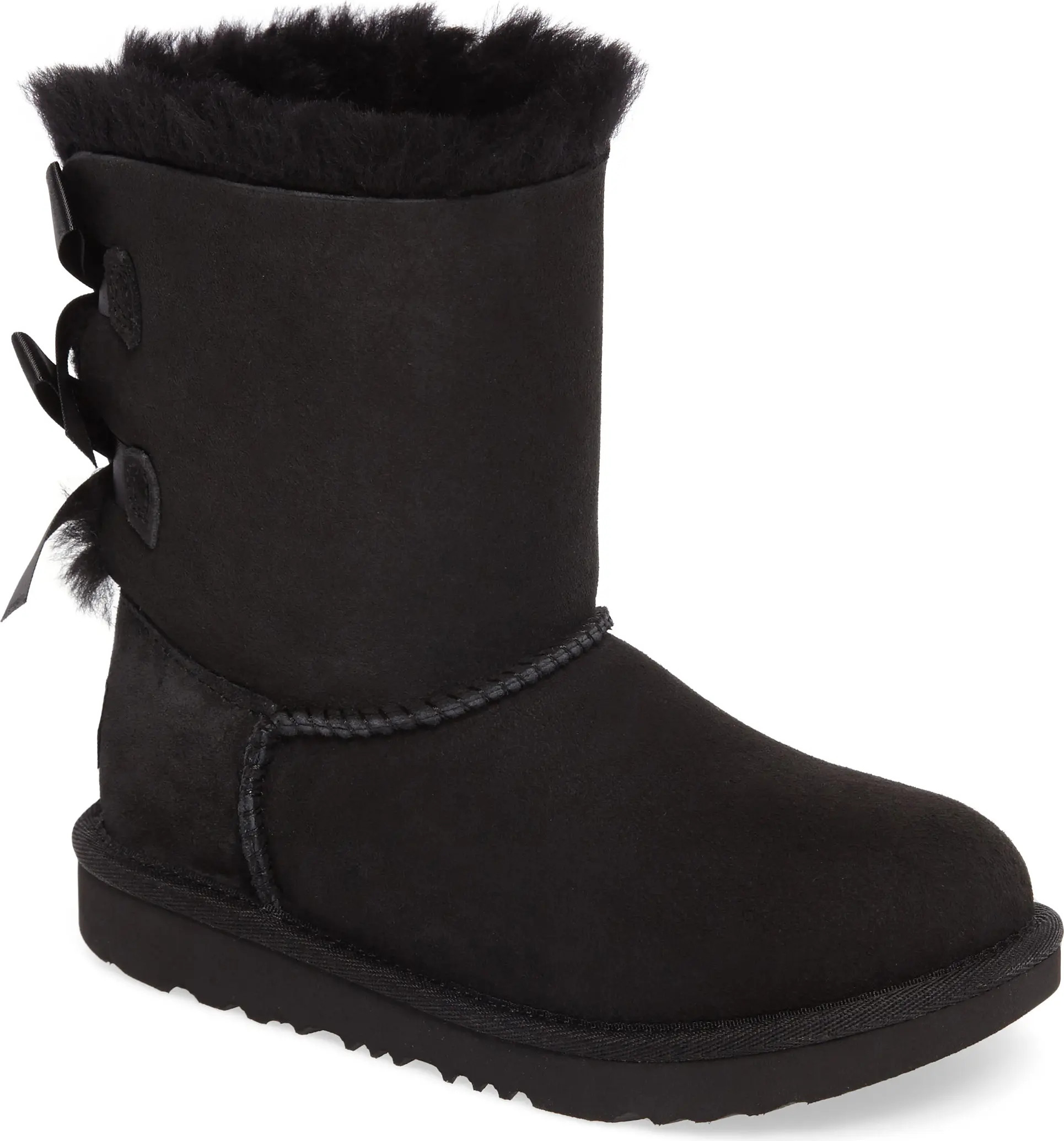 UGG® Bailey Bow II Water Resistant Genuine Shearling Boot (Walker, Toddler, Little Kid & Big Kid) | Nordstrom