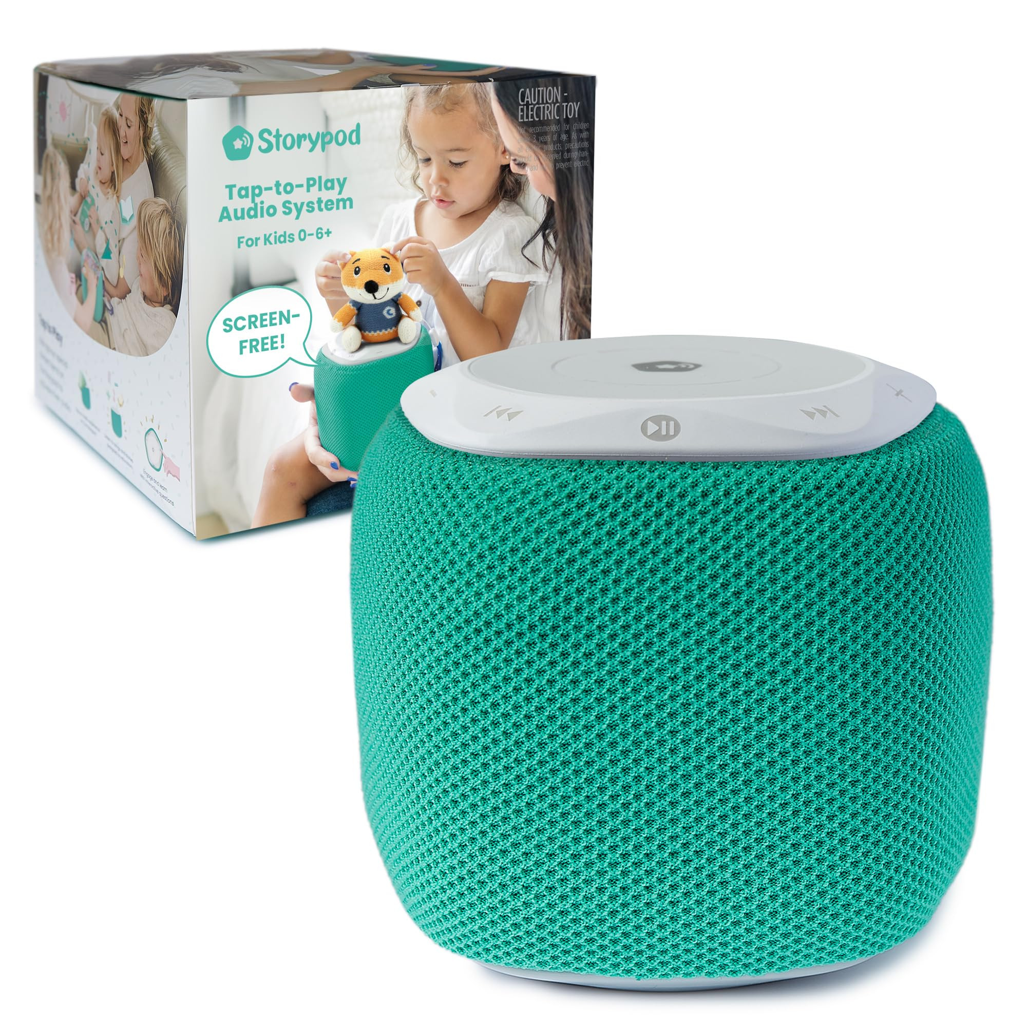 Storypod The Learning-First Audio Play System | Starter Set Plus Interchangeable Teal Sleeve | In... | Amazon (US)