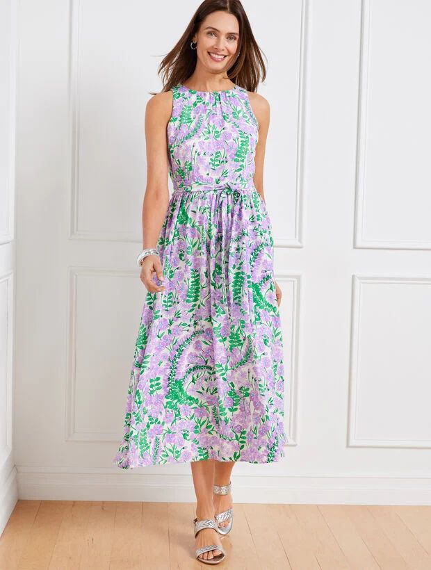 Fit & Flare Dress - Climbing Floral | Talbots