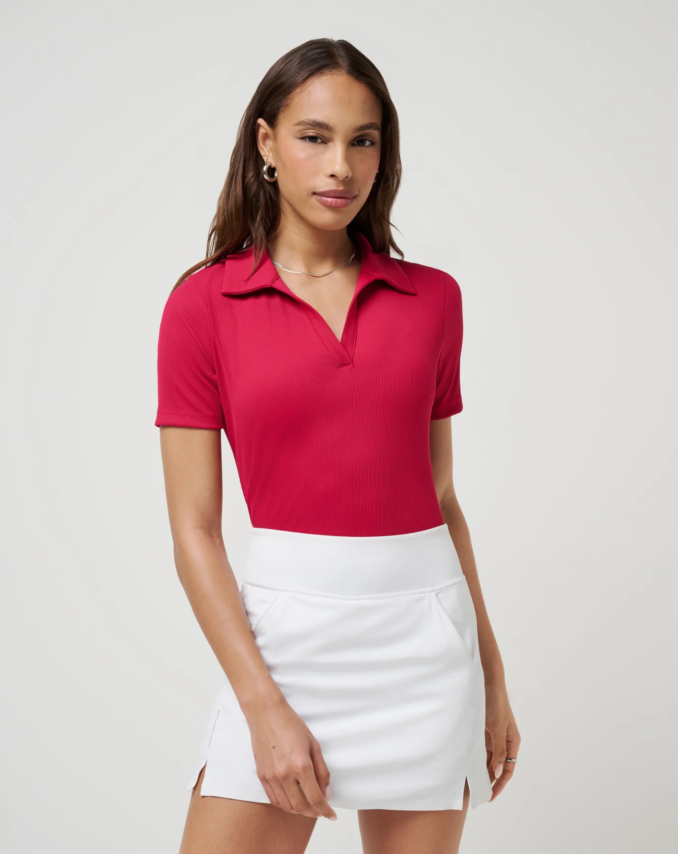 Moveknit Vneck Polo | TravisMathew
