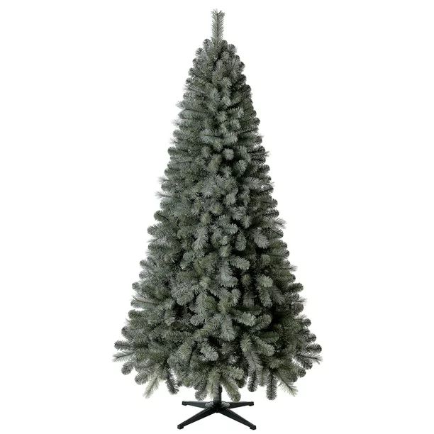 Holiday Time Elwood Pine Blue/Green Artificial Christmas Tree, 7' - Walmart.com | Walmart (US)