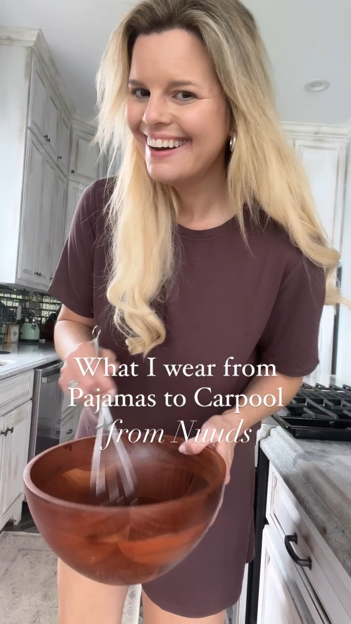 As a mom, I need clothes that are comfortable and cute, and this is it. I was really excited to try out the quality of the pieces, and I have been really impressed. So comfortable and I love that the pajamas are light and cooling. Throw on a jacket and head to carpool. I’ve had all these for a few weeks now, and the joggers + the muscle tee are constantly on repeat. The best outfit for all the errands because the comfort level is unmatched. 

Have you tried @nuuds ? What has been your favorite piece? I love getting emails with the new drops and will be checking out the denim on Friday!  Love these gifted pieces and can’t wait to try more from @nuuds

#LTKStyleTip #LTKSeasonal #LTKTravel