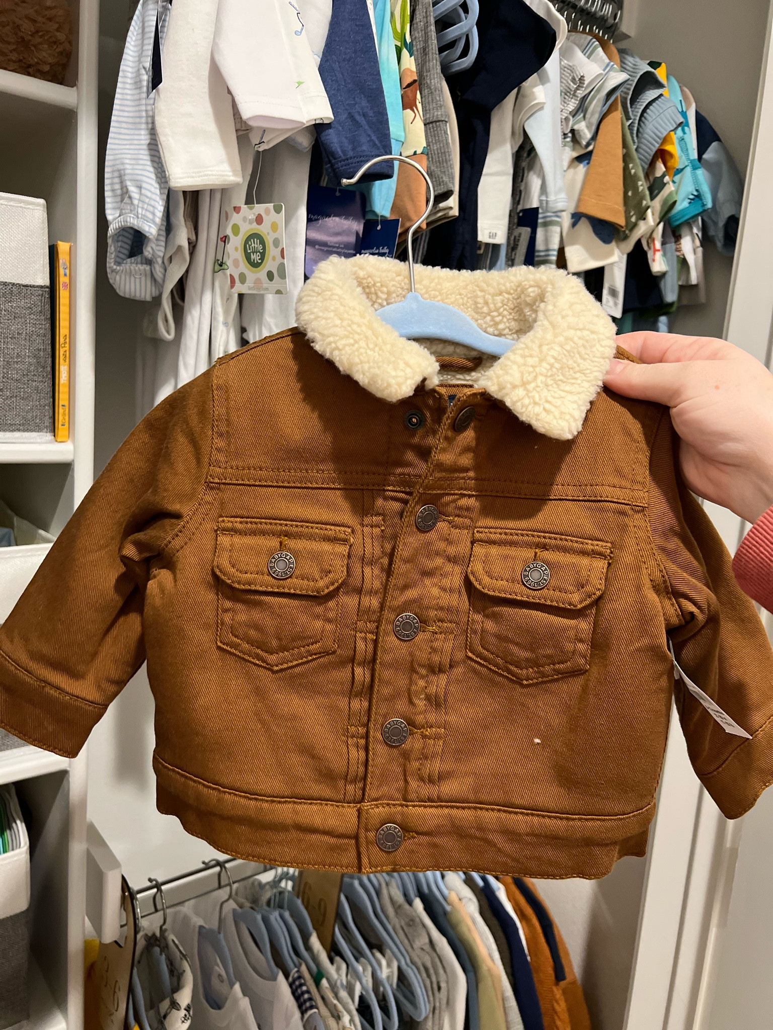 Baby Sherpa / baby boy clothes / baby boy style / baby gap / baby jacket / Sherpa jacket 

#LTKkids #LTKsalealert #LTKunder50