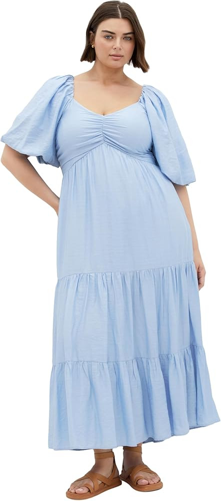 City Chic Women's Plus Size Maxi Dress - Mindy | Amazon (US)