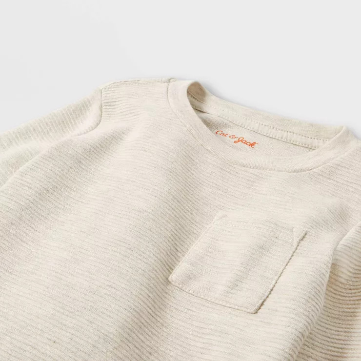 Toddler Boys' Ottoman Long Sleeve Knit T-Shirt - Cat & Jack™ | Target